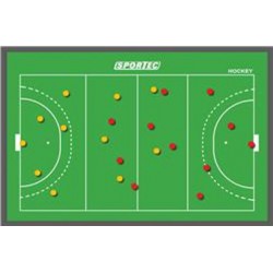 Magnetisch Coachbord Hockey 60x45cm