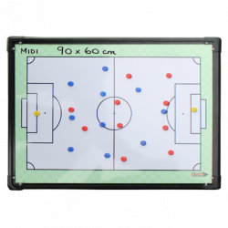 Midi tactiekbord voetbal 90x60cm